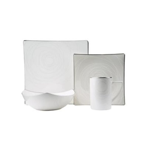Orbit 4 Piece Place Setting - White